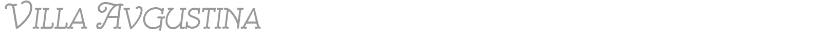 Villa Avgustina font preview